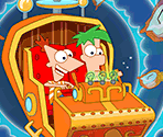 Title Screen - Phineas & Ferb: Time Travelers (J2ME)