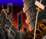 Game Over Screen - Ginga Fukei Densetsu: Sapphire (JPN)