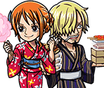 #3060 - Nami & Sanji - Cheery Summer Festival - One Piece: Treasure Cruise