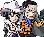 #2543 - Mr. 0 & Miss All Sunday - Leaders of Baroque Works - One Piece: Treasure Cruise