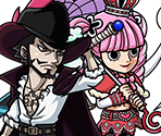 #4408 - Mihawk & Perona - Luck-Formed Mysterious Relationship - One Piece: Treasure Cruise