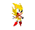 Super Sonic (Chibi, Sonic CD-Style) - Sonic the Hedgehog Customs