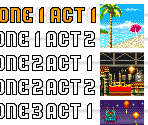 Zone Select - Sonic Advance
