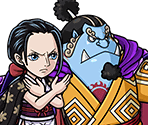 #3494 - Robin & Jinbe - Archaeologist and Helmsman - One Piece: Treasure Cruise