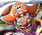 #3487 - Buggy - Battle at Orange Town - One Piece: Treasure Cruise