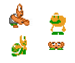 Bipedal Koopas (SMB1, NES/SNES-Styles) - Mario Customs