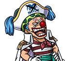 #1805 - Buggy the Clown - Unbeatable Chop-Chop Man - One Piece: Treasure Cruise