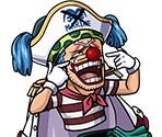 #1806 - Captain Buggy - Unbeatable Chop-Chop Man - One Piece: Treasure Cruise
