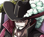 #1807 - Dracule Mihawk - The Man Who Sits Atop the World's Swordsmen - One Piece: Treasure Cruise