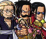 #4257 - Roger & Rayleigh & Gaban - Aiming to Become the World's Greatest Pirates - One Piece: Treasure Cruise