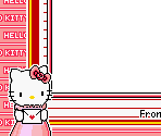 Super Game Boy Border - Hello Kitty no Sweet Adventure: Daniel Kun ni Aitai (JPN)