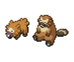 Bidoof & Bibarel - Pokémon Ranger 3: Guardian Signs