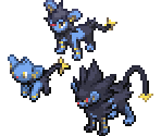 Shinx, Luxio & Luxray - Pokémon Ranger 3: Guardian Signs