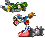 Vehicles - Mario Kart Wii