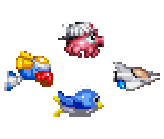 Vic Viper, Takohiko, TwinBee and Pentarou - Jikkyou Oshaberi Parodius ~forever with me~ (JPN)