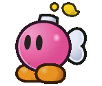 Bombette - Paper Mario: The Thousand-Year Door