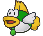 Green Cheep-Cheep - Paper Mario: The Thousand-Year Door