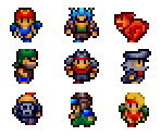 Playable Characters - Metal Max 2 (JPN)