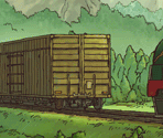 Outside the Train - Professor Layton and the Diabolical Box