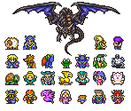 NPCs (Overworld) - Final Fantasy 5 (JPN)