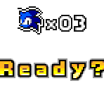 HUD and text - Sonic Rush