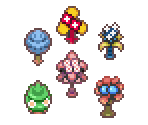Overworld Berries - Pokémon Diamond / Pearl