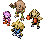 Tyrogue, Hitmonlee, Hitmonchan & Hitmontop - Pokémon Ranger 3: Guardian Signs