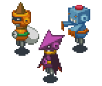 Vampire, Robber & Zombie - Mega Man Battle Network 2