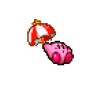 Parasol Kirby - Kirby & the Amazing Mirror