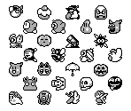 Enemies (Extra Game) - Kirby's Dream Land