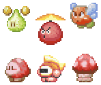 Enemies - Kirby's Dream Land 3
