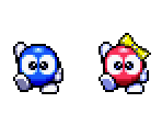 Lololo and Lalala - Kirby Super Star / Kirby's Fun Pak
