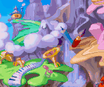 World Map - Rayman Advance