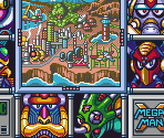Stage Select Screen - Mega Man X