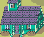 Happy Happy Village (Exterior, Occupied) - EarthBound / Mother 2