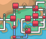World Map Tiles - Pokémon HeartGold / SoulSilver