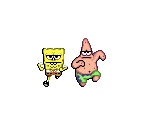 SpongeBob & Patrick Running - The SpongeBob SquarePants Movie