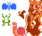 Enemies & Bosses - Adventure Island