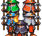 The 5 Omikuji Siblings - Ganbare Goemon 3: Shishijyuurokubei no Karakuri Manji Katame (JPN)