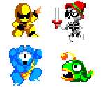 Enemies - Wonder Boy: The Dragon's Trap