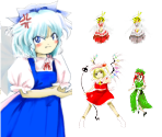 Enemies and Bosses - Touhou Koumakyou (The Embodiment of Scarlet Devil)