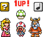 NPCs & Items - Super Mario Advance 4: Super Mario Bros. 3