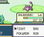 HP Bars & In-battle Menu - Pokémon FireRed / LeafGreen