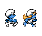 Inquisitive Smurf & Smurfette - The Smurfs Travel the World