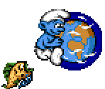 Miscellaneous Sprites - The Smurfs Travel the World