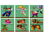 Court Save Game Icons - Mario Tennis