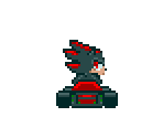 Shadow (Super Mario Kart-Style) - Sonic the Hedgehog Customs