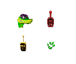 Heath & Remote Icons - Gex 64: Enter the Gecko
