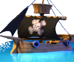 Pirate Ship - Moorhuhn Piraten
