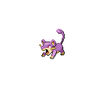 #019 Rattata (Female) - Pokémon Black / White